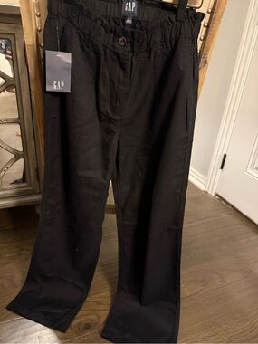 GAP Black Women's Straight-Leg Pants